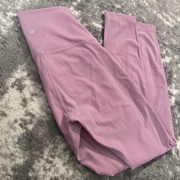 lululemon athletica Pants - Lululemon Wunder Under Leggings- High Rise 24” - Vitage Rose